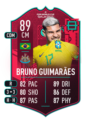 Bruno Guimarães - 89 - FIFA WC Path To Glory