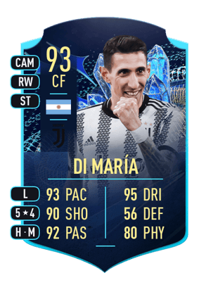 Di María - 93 - TEAM OF THE SEASON MOMENTS