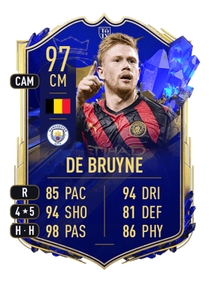 De Bruyne - 97 - Team of the Year