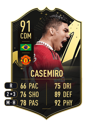 Casemiro - 91 - Team of the Week
