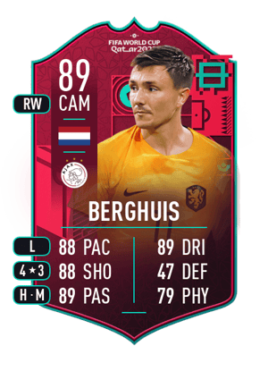 Berghuis - 89 - FIFA WC Path To Glory