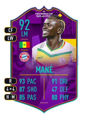 Mané - 92 - Road to World Cup