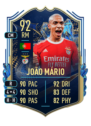 João Mário - 92 - Team of the Season