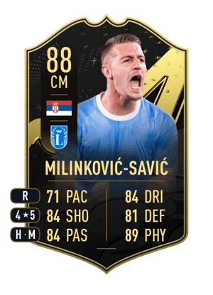 Milinković-Savić - 88 - Team of the Week