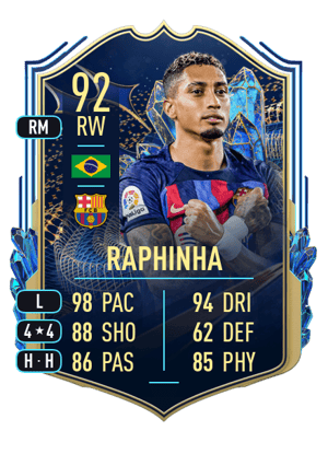 Raphinha - 92 - Team of the Season