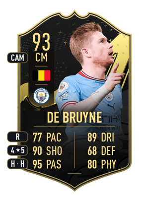 De Bruyne - 93 - Team of the Week