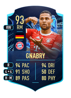 Gnabry - 93 - TEAM OF THE SEASON MOMENTS