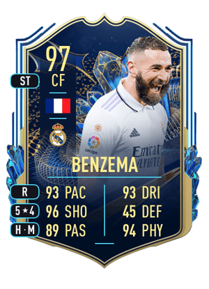 Benzema - 97 - Team of the Season