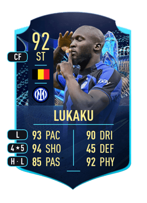Lukaku - 92 - TEAM OF THE SEASON MOMENTS