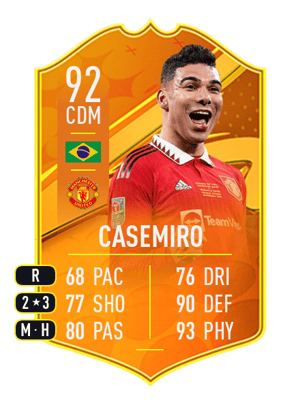 Casemiro - 92 - Domestic Man of the Match
