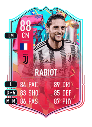 Rabiot - 88 - FUT Birthday