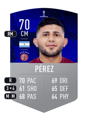 Pérez - 70 - CONMEBOL SUDAMERICANA