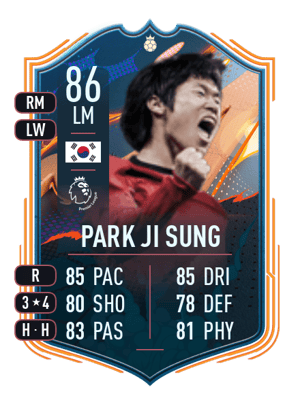 Park Ji Sung - 86 - FUT Heroes