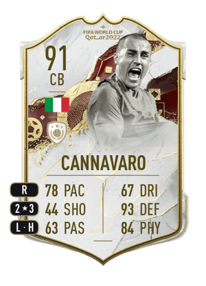 Cannavaro - 91 - World Cup Icon