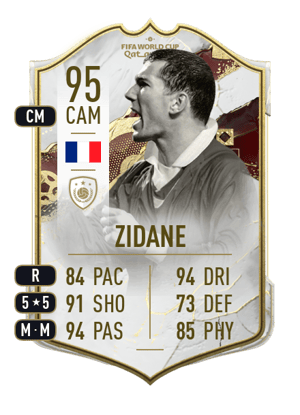 Zidane - 95 - World Cup Icon