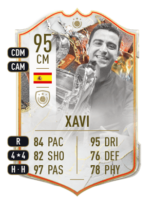 Xavi - 95 - Trophy Titans ICON