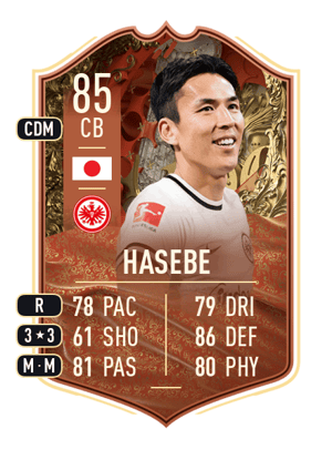 Hasebe - 85 - FUT CENTURIONS