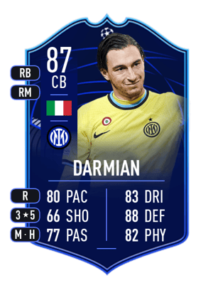 Darmian - 87 - UEFA Champions League MOTM