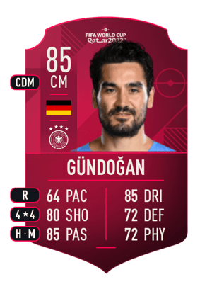 Gündoğan - 85 - World Cup Player