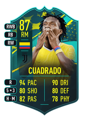 Cuadrado - 87 - PLAYER MOMENTS