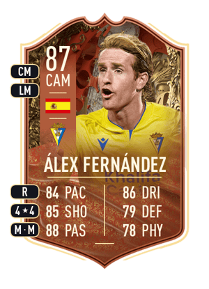 Álex Fernández - 87 - FUT CENTURIONS