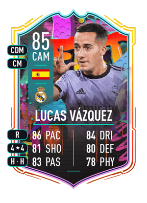 Lucas Vázquez - 85 - Out of Position