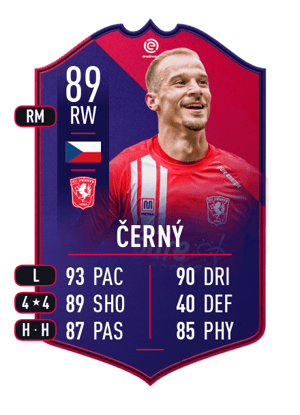 Černý - 89 - POTM EREDIVISIE