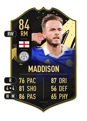 Maddison - 84 - Team of the Week