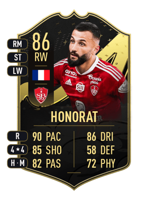 Honorat - 86 - Team of the Week