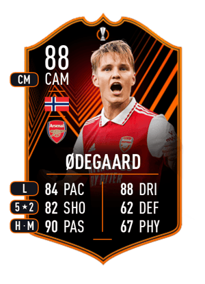 Ødegaard - 88 - UEL Road to the Knockouts
