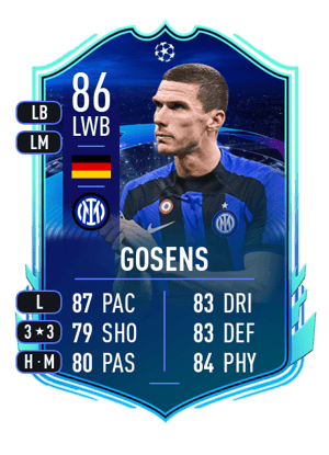 Gosens - 86 - UCL Road to the Knockouts