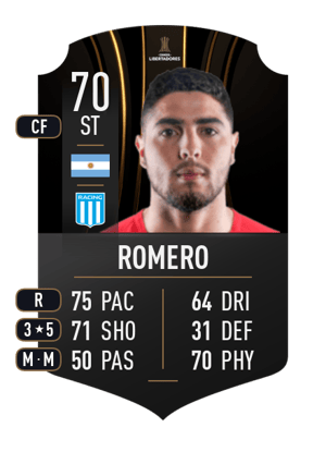 Romero - 70 - CONMEBOL LIBERTADORES