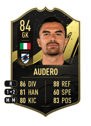 Audero - 84 - Team of the Week