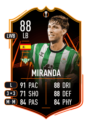 Miranda - 88 - UEL Road to the Final