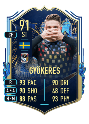 Gyökeres - 91 - Team of the Season