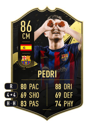 Pedri - 86 - Team of the Week