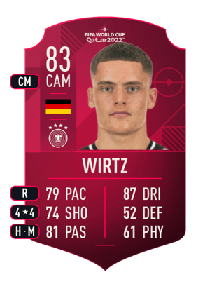 Wirtz - 83 - World Cup Player