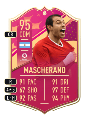 Mascherano - 95 - FUTTIES Heroes