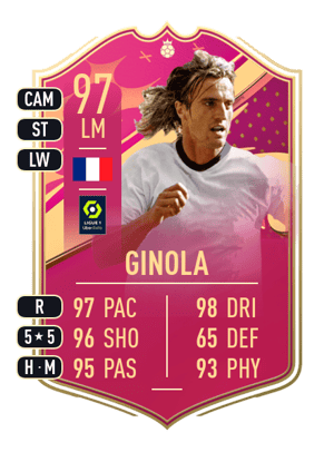 Ginola - 97 - FUTTIES Heroes