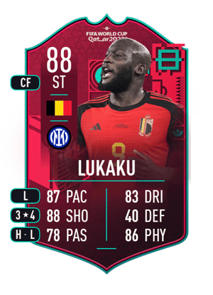 Lukaku - 88 - FIFA WC Path To Glory