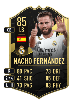 Nacho Fernández - 85 - Team of the Week