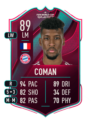 Coman - 89 - World Cup Star