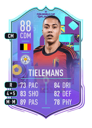 Tielemans - 88 - World Cup Phenoms