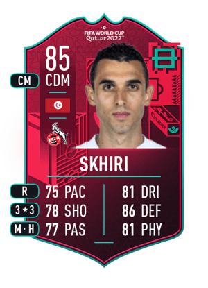 Skhiri - 85 - FIFA WC Path To Glory