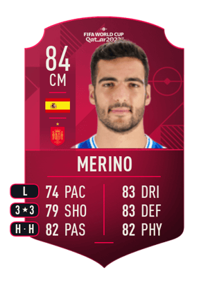 Merino - 84 - World Cup Player