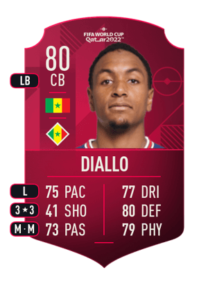 Diallo - 80 - World Cup Player