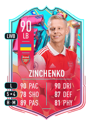 Zinchenko - 90 - FUT Birthday