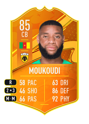 Moukoudi - 85 - Domestic Man of the Match
