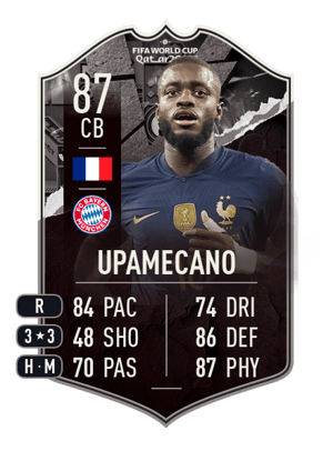 Upamecano - 87 - World Cup Showdown