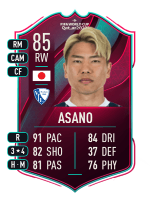 Asano - 85 - World Cup Star
